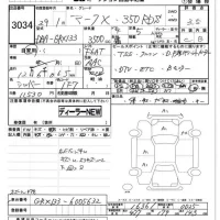 Toyota MARK X лот № 3034 оценка 3.5  с аукциона в Японии 7