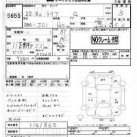 Honda LIFE лот № 5655 оценка 3  с аукциона в Японии 4