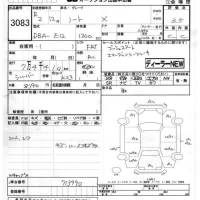 Nissan NOTE лот № 3083 оценка 3.5  с аукциона в Японии 7