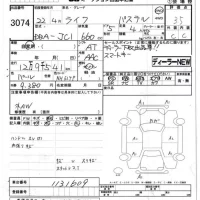 Honda LIFE лот № 3074 оценка 3.5  с аукциона в Японии 6