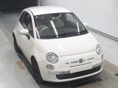 Fiat 500  с аукциона в Японии