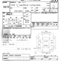 Nissan ELGRAND лот № 5975 оценка 3  с аукциона в Японии 4