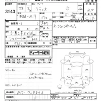 Nissan LATIO лот № 3143 оценка 3.5  с аукциона в Японии 5