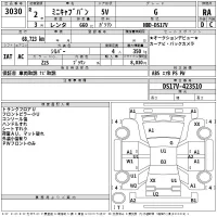 Mitsubishi MINICAB VAN лот № 3030 оценка RA  с аукциона в Японии 2