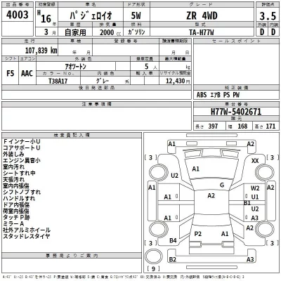 Mitsubishi PAJERO IO  с аукциона в Японии