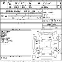 Mazda ATENZA WAGON лот № 83 оценка 3.5  с аукциона в Японии 2