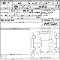 Daihatsu TAFT лот № 3099 оценка 6  с аукциона в Японии 2