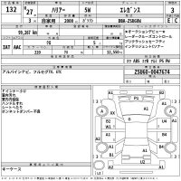 Toyota HARRIER лот № 132 оценка 3  с аукциона в Японии 2