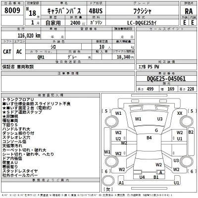 Nissan CARAVAN BUS  с аукциона в Японии