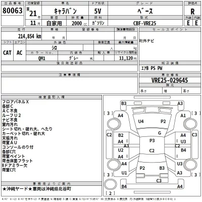 Nissan CARAVAN VAN  с аукциона в Японии