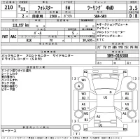 Subaru FORESTER лот № 210 оценка 3.5  с аукциона в Японии 2