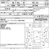 Volkswagen T-CROSS лот № 5031 оценка 3.5  с аукциона в Японии 2