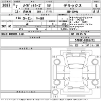 Daihatsu HIJET VAN лот № 3087 оценка S  с аукциона в Японии 2