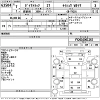 Toyota DYNA лот № 63504 оценка 3  с аукциона в Японии 2