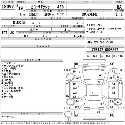 Toyota COROLLA AXIO  с аукциона в Японии