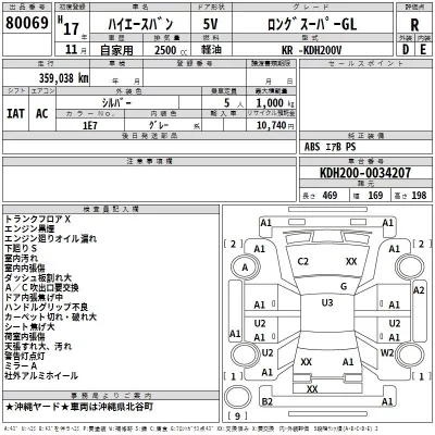 Toyota HIACE VAN  с аукциона в Японии