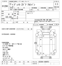 Hino DUTRO лот № 1299 оценка 3.5  с аукциона в Японии 10