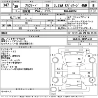 Toyota ALPHARD лот № 347 оценка R  с аукциона в Японии 2