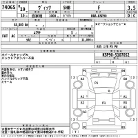 Toyota VITZ лот № 74065 оценка 3.5  с аукциона в Японии 2