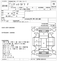 Toyota VITZ лот № 20146 оценка RA  с аукциона в Японии 8