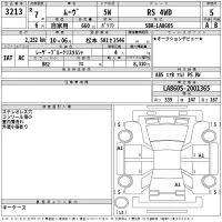 Daihatsu MOVE лот № 3213 оценка 5  с аукциона в Японии 2