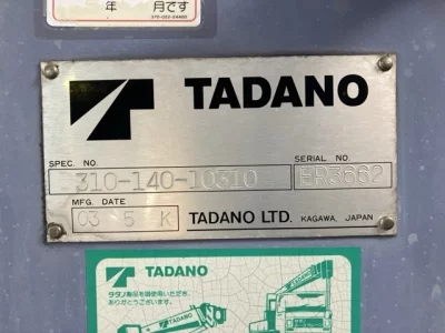 TADANO CRANE