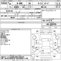 Honda N ONE лот № 73016 оценка 3.5  с аукциона в Японии 2