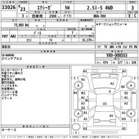 Subaru EXIGA лот № 33026 оценка 3  с аукциона в Японии 2