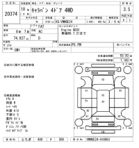 Nissan CARAVAN VAN лот № 20374 оценка 3.5  с аукциона в Японии 8