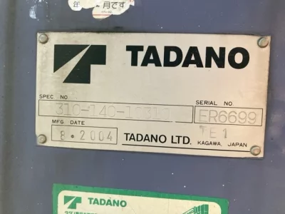 TADANO CRANE