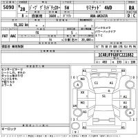 Chrysler JEEP GRAND CHEROKEE лот № 5090 оценка RA  с аукциона в Японии 2