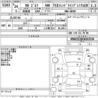 Volkswagen GOLF лот № 5103 оценка 3.5  с аукциона в Японии 2