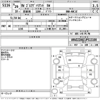Volkswagen GOLF VARIANT лот № 5116 оценка 3.5  с аукциона в Японии 2