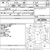 Toyota MARK II лот № 84 оценка 3.5  с аукциона в Японии 2