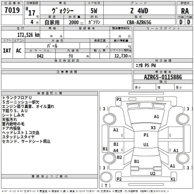 Toyota VOXY  с аукциона в Японии