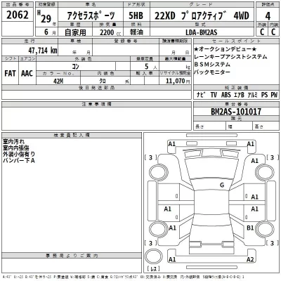 Mazda AXELA  с аукциона в Японии