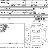 Daihatsu Cast лот № 3229 оценка 3.5  с аукциона в Японии 2