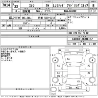 Subaru STELLA лот № 7014 оценка R  с аукциона в Японии 2