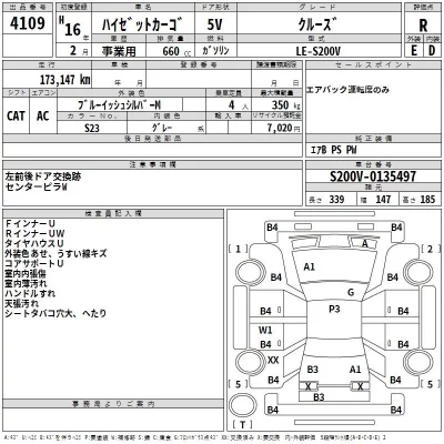 Daihatsu HIJET VAN  с аукциона в Японии