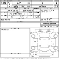 Daihatsu MOVE лот № 3022 оценка 5  с аукциона в Японии 2