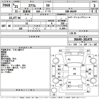 Mazda SCRUM  с аукциона в Японии
