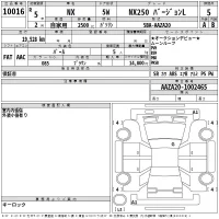 Lexus NX лот № 10016 оценка 5  с аукциона в Японии 2