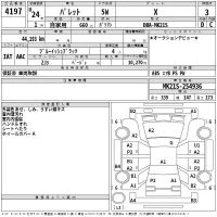 Suzuki PALETTE лот № 4197 оценка 3  с аукциона в Японии 2