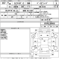 Suzuki SWIFT лот № 357 оценка 3  с аукциона в Японии 2