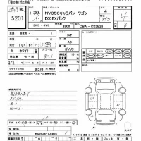 Nissan CARAVAN лот № 5201 оценка 4  с аукциона в Японии 11