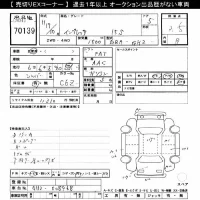 Subaru IMPREZA лот № 70139 оценка 3.5  с аукциона в Японии 10