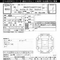 Toyota LAND CRUISER PRADO лот № 8066 оценка 3  с аукциона в Японии 11