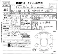 BMW 3-Series лот № 382 оценка 4.5  с аукциона в Японии 5