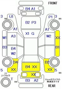 Honda STEP WAGON лот № 19080 оценка R  с аукциона в Японии 5
