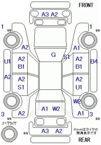 Honda LIFE лот № 25029 оценка 3  с аукциона в Японии 7